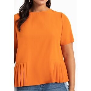 nwt: pleated hem top